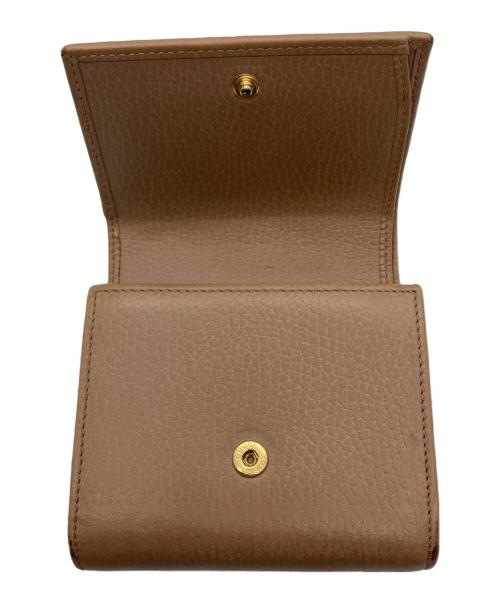 GUCCI（グッチ）GUCCI (グッチ) 2つ折り財布 ベージュの古着・服飾アイテム