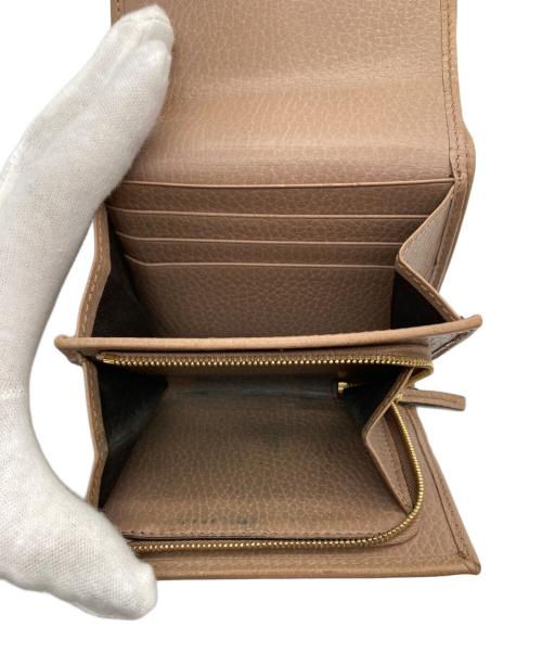 GUCCI（グッチ）GUCCI (グッチ) 2つ折り財布 ベージュの古着・服飾アイテム