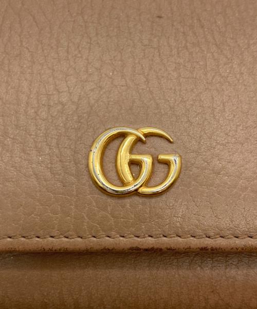 GUCCI（グッチ）GUCCI (グッチ) 2つ折り財布 ベージュの古着・服飾アイテム