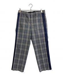 NEIL BARRETT（ニールバレット）の古着「チェックパンツ」｜ネイビー×グレー