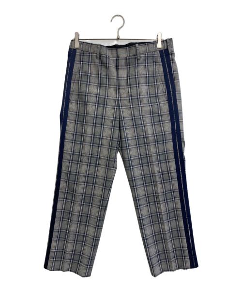 NEIL BARRETT（ニールバレット）NEIL BARRETT (ニールバレット) チェックパンツ ネイビー×グレー サイズ:SIZE 48の古着・服飾アイテム