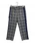 NEIL BARRETT（ニールバレット）の古着「チェックパンツ」｜ネイビー×グレー