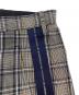 中古・古着 NEIL BARRETT (ニールバレット) チェックパンツ ネイビー×グレー サイズ:SIZE 48：3000円