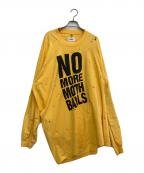 doubletダブレット）の古着「ZOMBIE SILHOUETTE LONG SLEEVE」｜イエロー