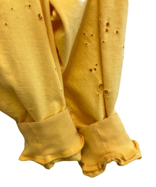 doublet（ダブレット）doublet (ダブレット) ZOMBIE SILHOUETTE LONG SLEEVE イエロー サイズ:Mの古着・服飾アイテム