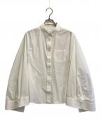 sacaiサカイ）の古着「Cotton Poplin Cape シャツ」｜ホワイト