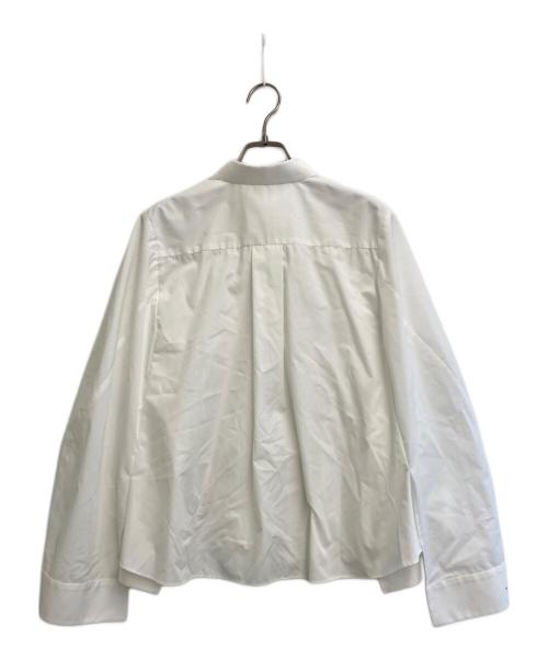 sacai（サカイ）sacai (サカイ) Cotton Poplin Cape シャツ ホワイト サイズ:2の古着・服飾アイテム