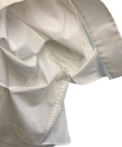 sacai（サカイ）sacai (サカイ) Cotton Poplin Cape シャツ ホワイト サイズ:2の古着・服飾アイテム