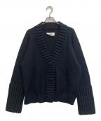 MM6 Maison Margielaエムエムシックスメゾンマルジェラ）の古着「カーディガン」｜ブラック