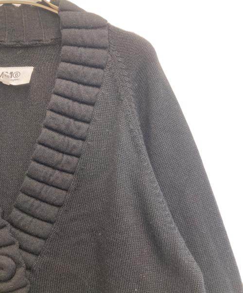MM6 Maison Margiela（エムエムシックスメゾンマルジェラ）MM6 Maison Margiela (エムエムシックスメゾンマルジェラ) カーディガン ブラック サイズ:XSの古着・服飾アイテム