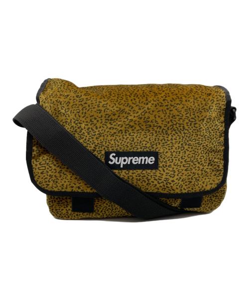 SUPREME（シュプリーム）Supreme (シュプリーム) Velvet Small Messenger Bag ブラウンの古着・服飾アイテム