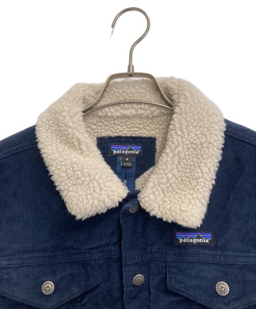 Patagonia（パタゴニア）Patagonia (パタゴニア) コーデュロイボアジャケット ネイビー サイズ:Mの古着・服飾アイテム