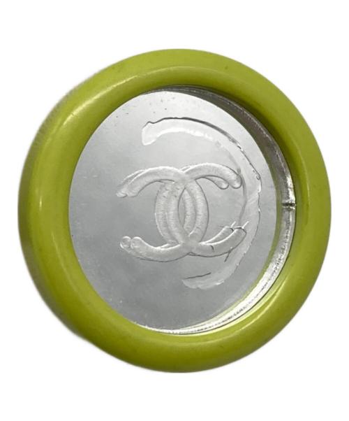 CHANEL（シャネル）CHANEL (シャネル) ココマークミラーイヤリング グリーンの古着・服飾アイテム