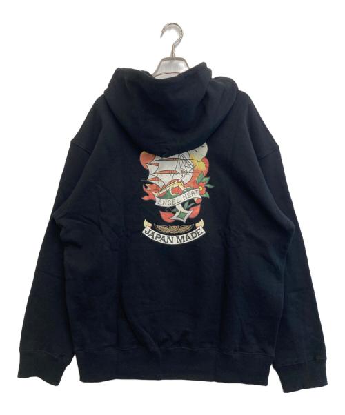wild side brosh（ワイルドサイドブロッシュ）wild side brosh (ワイルドサイドブロッシュ) YOHJI YAMAMOTO (ヨウジヤマモト) Pullover Hoodie ブラック サイズ:4の古着・服飾アイテム