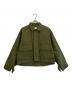CLANE（クラネ）の古着「BACK FRILL MILITARY JACKET」｜カーキ