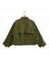 CLANE (クラネ) BACK FRILL MILITARY JACKET カーキ サイズ:SIZE Free：5000円