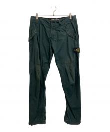 STONE ISLAND（ストーンアイランド）の古着「コットンストレートパンツ」｜グリーン