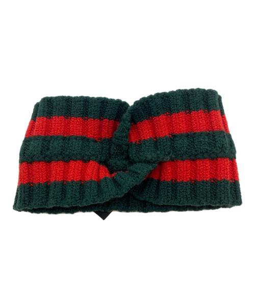 GUCCI（グッチ）GUCCI (グッチ) ヘアバンド グリーン サイズ:-の古着・服飾アイテム