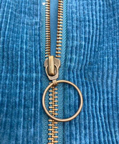 quicksilver（クイックシルバー）quicksilver (クイックシルバー) コーデュロイジャケット ブルー サイズ:SIZE Mの古着・服飾アイテム