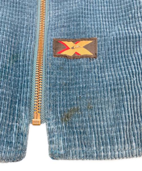 quicksilver（クイックシルバー）quicksilver (クイックシルバー) コーデュロイジャケット ブルー サイズ:SIZE Mの古着・服飾アイテム