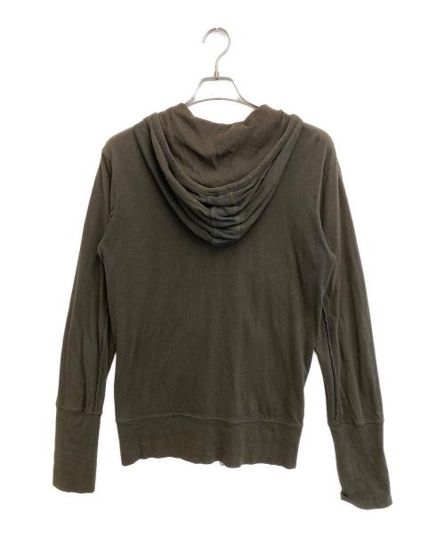 SABOTAGE（サボタージュ）SABOTAGE (サボタージュ) ジップパーカー カーキ サイズ:Lの古着・服飾アイテム