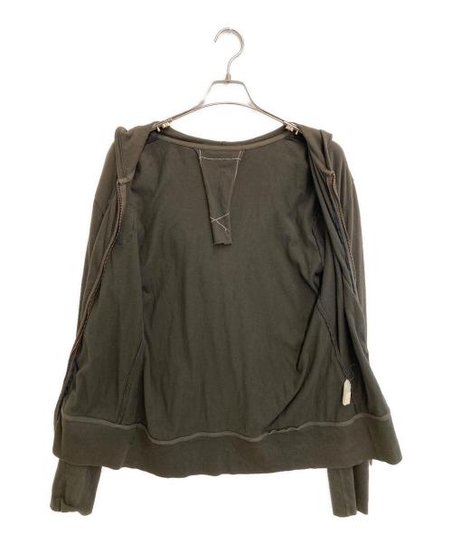 SABOTAGE（サボタージュ）SABOTAGE (サボタージュ) ジップパーカー カーキ サイズ:Lの古着・服飾アイテム