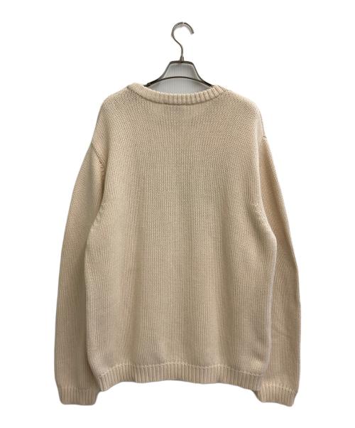 POLO JEANS CO.（ポロジーンズカンパニー）POLO JEANS CO. (ポロジーンズカンパニー) 星条旗ニット ベージュ サイズ:SIZE XLの古着・服飾アイテム