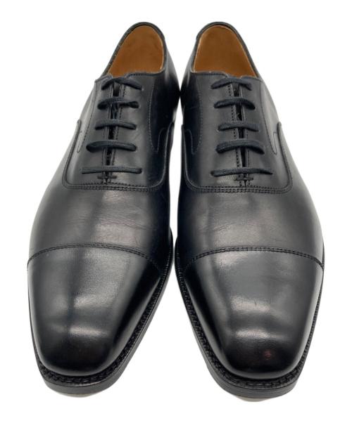 cornoblu（コルノ ブルゥ）cornoblu (コルノ ブルゥ) ストレートチップシューズ ブラック サイズ:71/2の古着・服飾アイテム