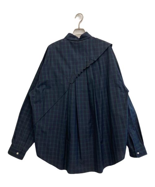 COEL（コエル）COEL (コエル) 25AW Kimyオーバーチェックシャツ グリーン サイズ:freeの古着・服飾アイテム