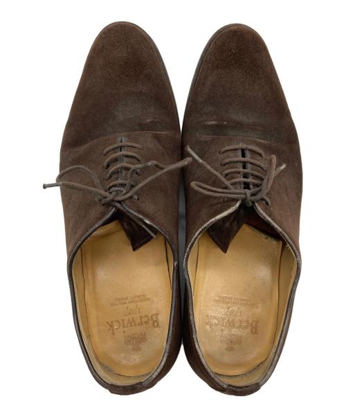 berwick（バーウィック）berwick (バーウィック) スウェードシューズ ブラウン サイズ:SIZE 7 1/2の古着・服飾アイテム