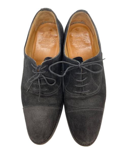berwick（バーウィック）berwick (バーウィック) スウェードシューズ ブラック サイズ:8の古着・服飾アイテム