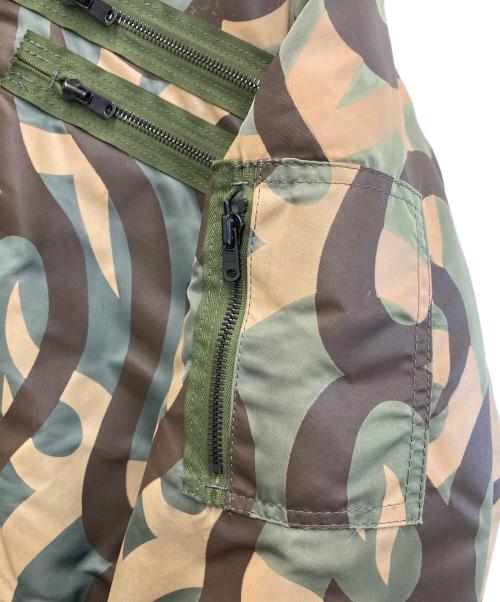 NUMBER (N)INE（ナンバーナイン）NUMBER (N)INE (ナンバーナイン) ハートトライバルカモ MA-1 グリーン サイズ:3の古着・服飾アイテム