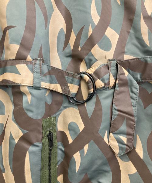 NUMBER (N)INE（ナンバーナイン）NUMBER (N)INE (ナンバーナイン) ハートトライバルカモ MA-1 グリーン サイズ:3の古着・服飾アイテム