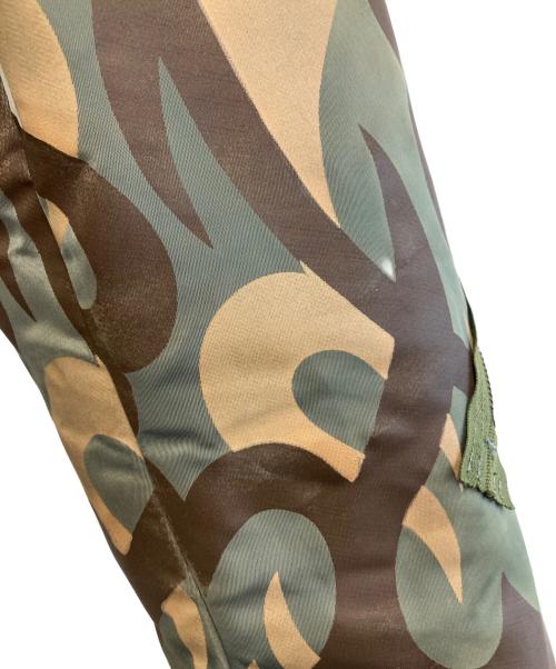 NUMBER (N)INE（ナンバーナイン）NUMBER (N)INE (ナンバーナイン) ハートトライバルカモ MA-1 グリーン サイズ:3の古着・服飾アイテム