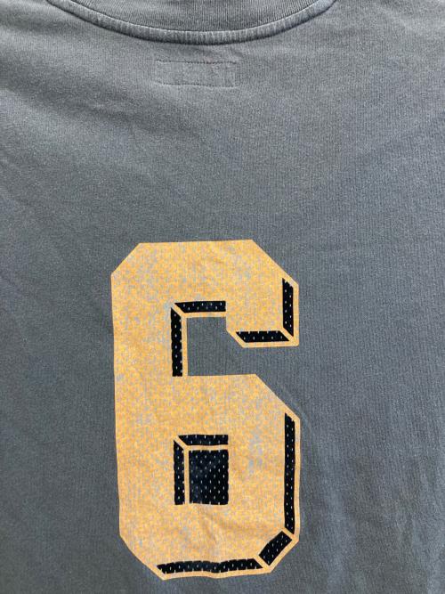 SUPREME（シュプリーム）Supreme (シュプリーム) 25SS Flocked Washed S/S Top グレー サイズ:Lの古着・服飾アイテム