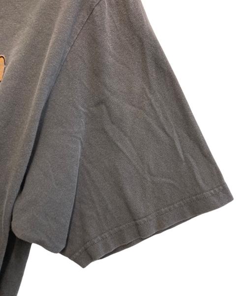 SUPREME（シュプリーム）Supreme (シュプリーム) 25SS Flocked Washed S/S Top グレー サイズ:Lの古着・服飾アイテム