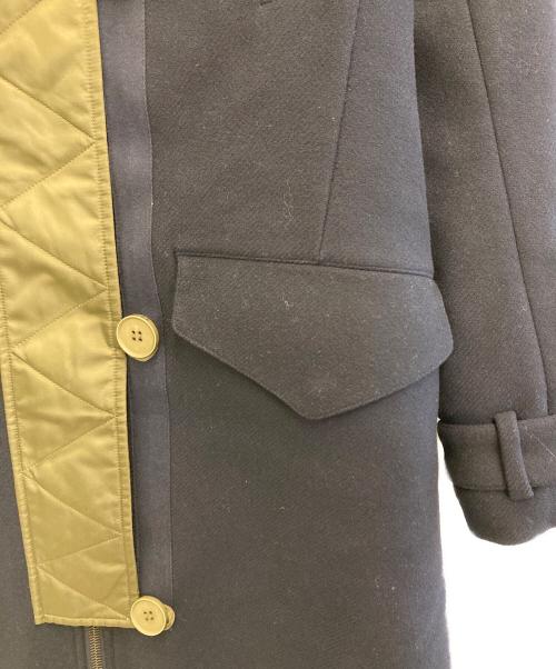 YVES SALOMON YS ARMY（イヴサロモン ワイエス アーミー）YVES SALOMON YS ARMY (イヴサロモン ワイエス アーミー) ミリタリーコート カーキ×ネイビー サイズ:34の古着・服飾アイテム