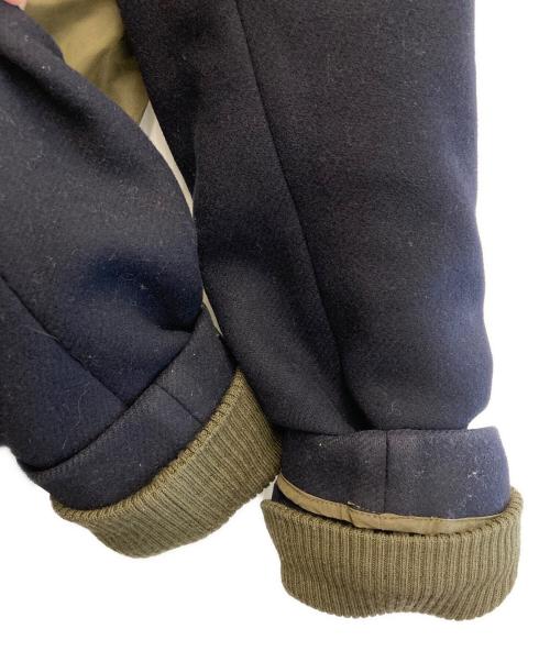 YVES SALOMON YS ARMY（イヴサロモン ワイエス アーミー）YVES SALOMON YS ARMY (イヴサロモン ワイエス アーミー) ミリタリーコート カーキ×ネイビー サイズ:34の古着・服飾アイテム