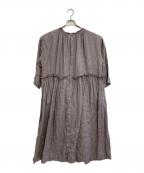 nest Robeネストローブ）の古着「リネンワンピース」｜ピンク