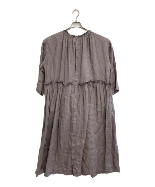 nest Robe（ネストローブ）nest Robe (ネストローブ) リネンワンピース ピンク サイズ:Fの古着・服飾アイテム