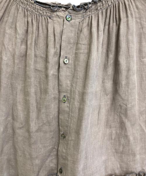 nest Robe（ネストローブ）nest Robe (ネストローブ) リネンワンピース ピンク サイズ:Fの古着・服飾アイテム