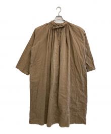 nest Robe（ネストローブ）の古着「エシカルダイチャーチドレス」｜ブラウン