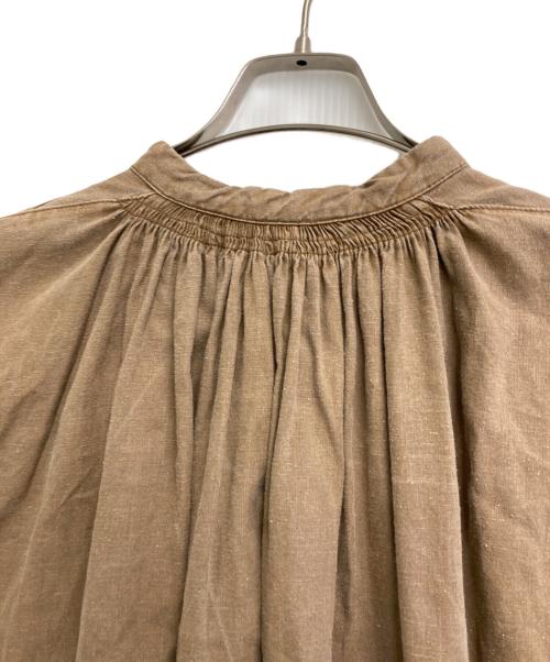 nest Robe（ネストローブ）nest Robe (ネストローブ) エシカルダイチャーチドレス ブラウン サイズ:Fの古着・服飾アイテム