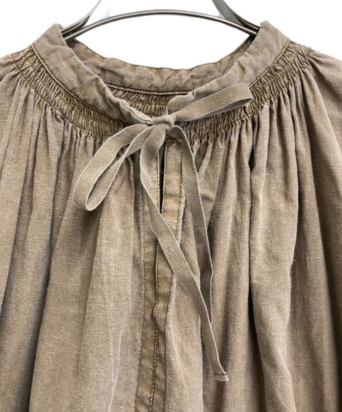 nest Robe（ネストローブ）nest Robe (ネストローブ) エシカルダイチャーチドレス ブラウン サイズ:Fの古着・服飾アイテム