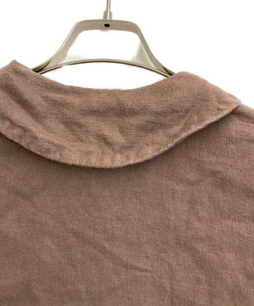 nest Robe（ネストローブ）nest Robe (ネストローブ) リネンワンピース ブラウン サイズ:Fの古着・服飾アイテム