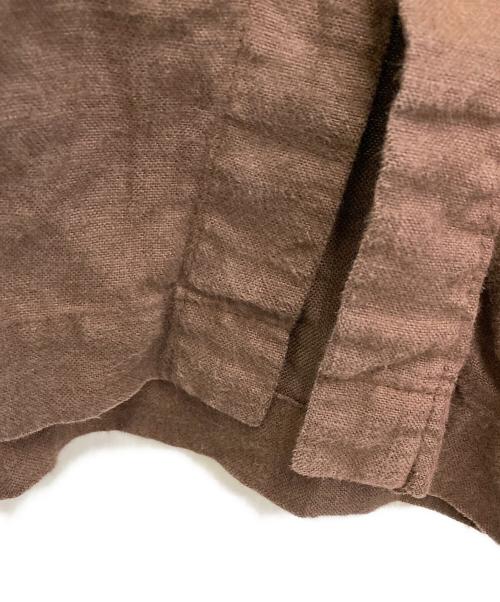 nest Robe（ネストローブ）nest Robe (ネストローブ) リネンワンピース ブラウン サイズ:Fの古着・服飾アイテム