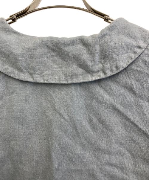 nest Robe（ネストローブ）nest Robe (ネストローブ) リネンワンピース ブルー サイズ:Fの古着・服飾アイテム