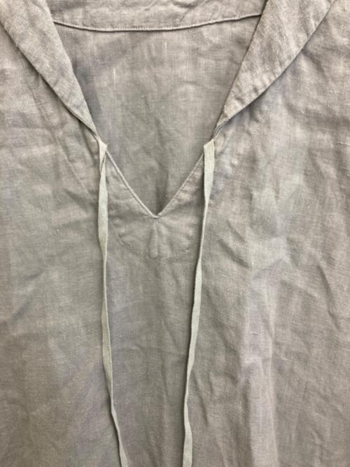 nest Robe（ネストローブ）nest Robe (ネストローブ) リネンワンピース ブルー サイズ:Fの古着・服飾アイテム