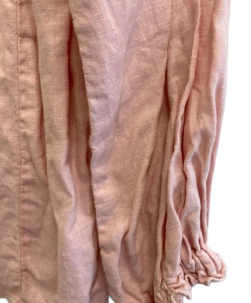 nest Robe（ネストローブ）nest Robe (ネストローブ) リネンブラウス ピンク サイズ:Fの古着・服飾アイテム