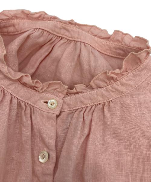 nest Robe（ネストローブ）nest Robe (ネストローブ) リネンブラウス ピンク サイズ:Fの古着・服飾アイテム